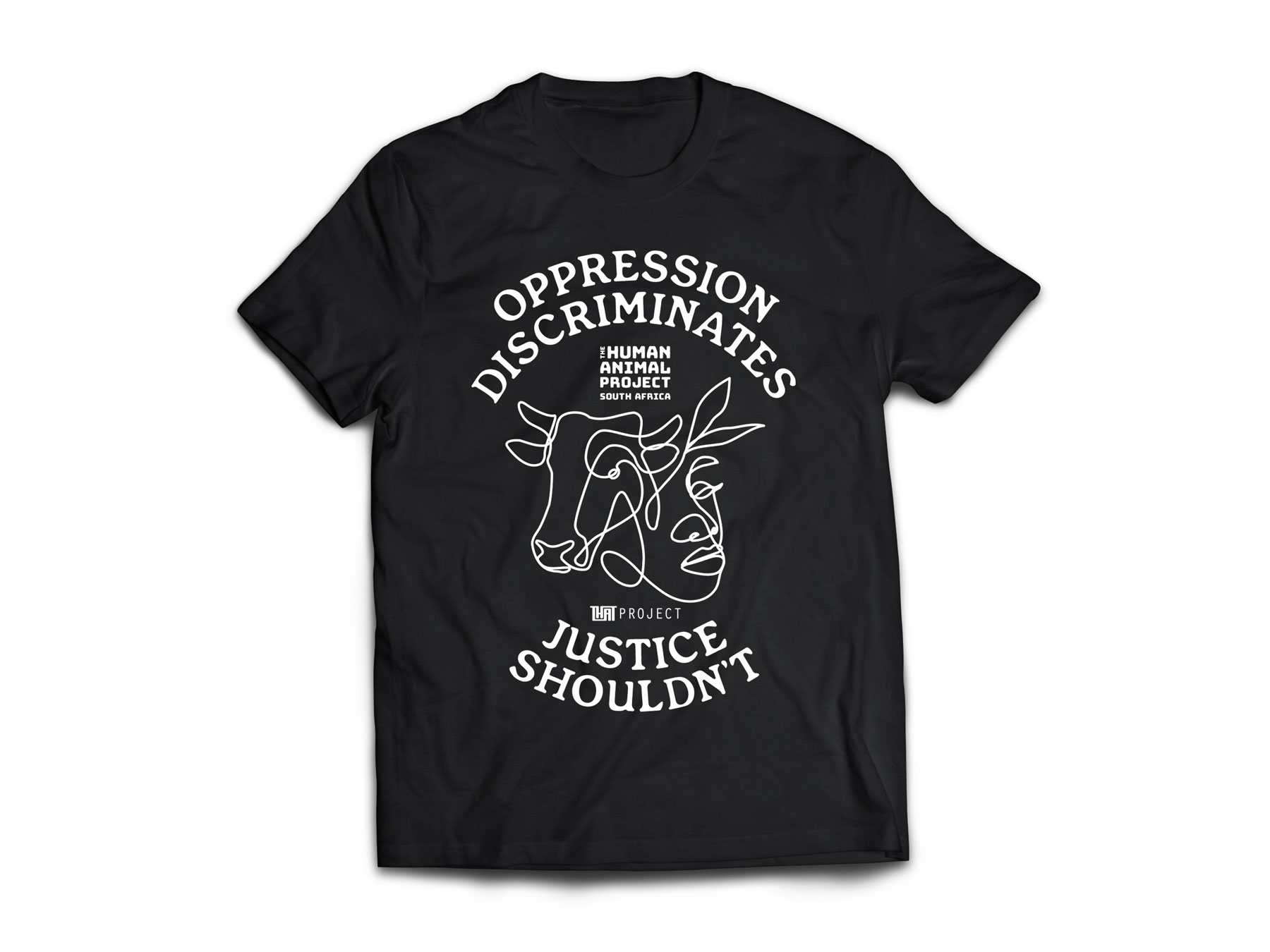 Oppression Discriminates – Black Unisex Shirt (Copy)